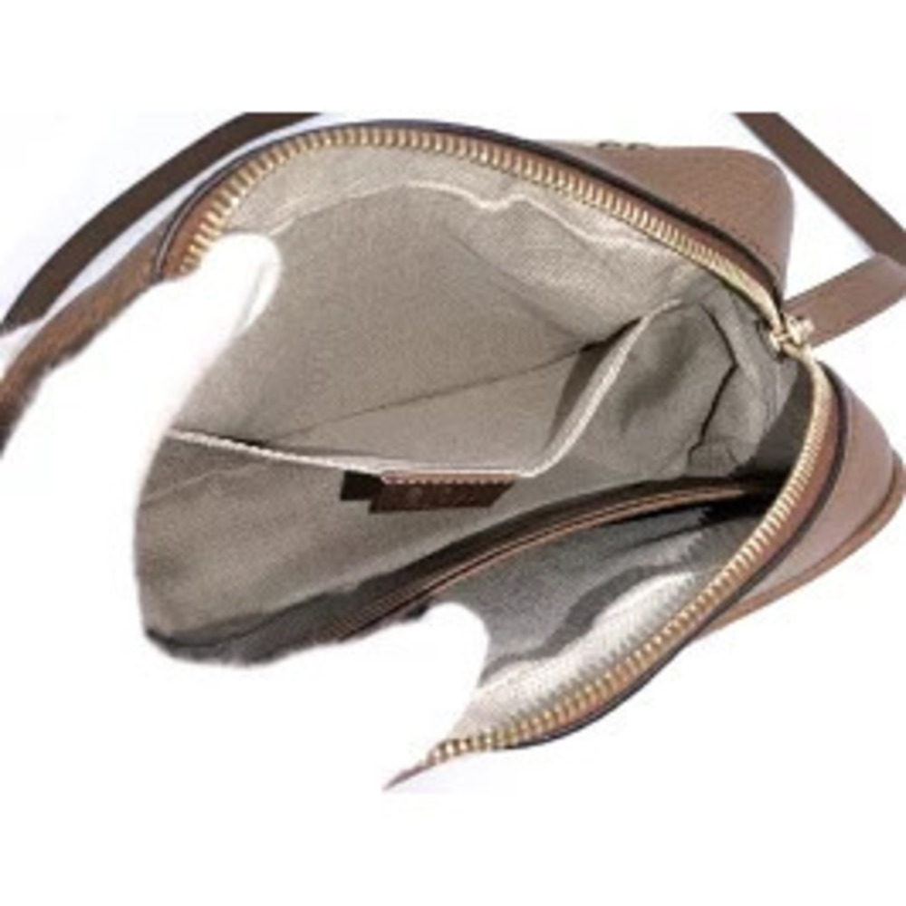 GUCCI Shoulder Bag GG Canvas Leather Brown - Picture 9 of 9